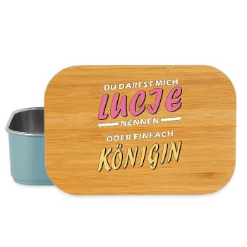 LUCIE KÖNIGIN - Lunch Box - Hellblau - Vorne