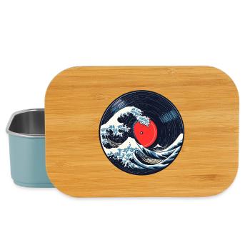 Vinyl Wave - Disque vinyle japonais - Boîte à goûter - bleu pâle - Devant