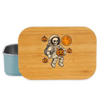 Cosmic pumpkin hero - Lunch Box - light blue - Front