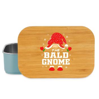 Gnome chauve - Boîte à goûter - bleu pâle - Devant