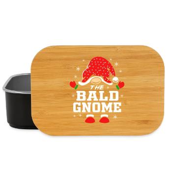 Gnome Bald - Lunch Box - black - Front