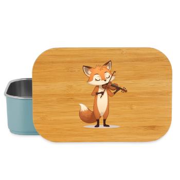 Sanfter Fuchs Violine - Lunch Box - Hellblau - Vorne
