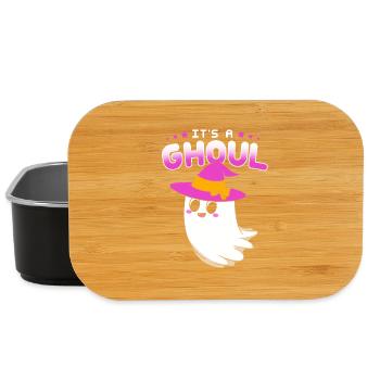 Gender Reveal Halloween Werdende Mutter - Lunch Box - Schwarz - Vorne