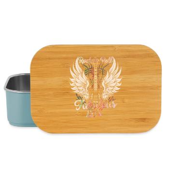 Rock & Roll Fabulous 50's Rock Band Guitar Music - Lunch Box - Hellblau - Vorne