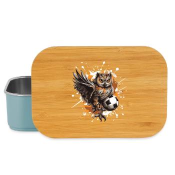 Équipe de football Owl - Boîte à goûter - bleu pâle - Devant