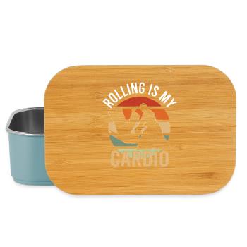 MMA BJJ jiu jitsu Vintage Brazilian Jiu Jitsu  - Lunch Box - Hellblau - Vorne