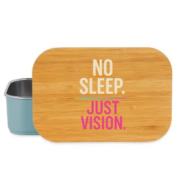 Pas de sommeil, juste de la vision – Chemise de motivation - Boîte à goûter - bleu pâle - Devant