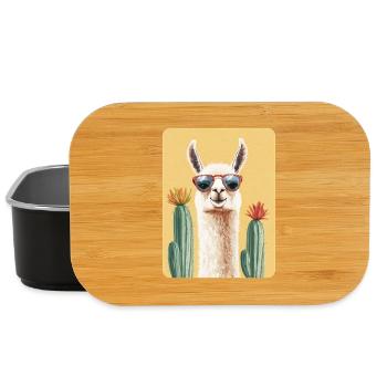 lama - Lunch Box - black - Front