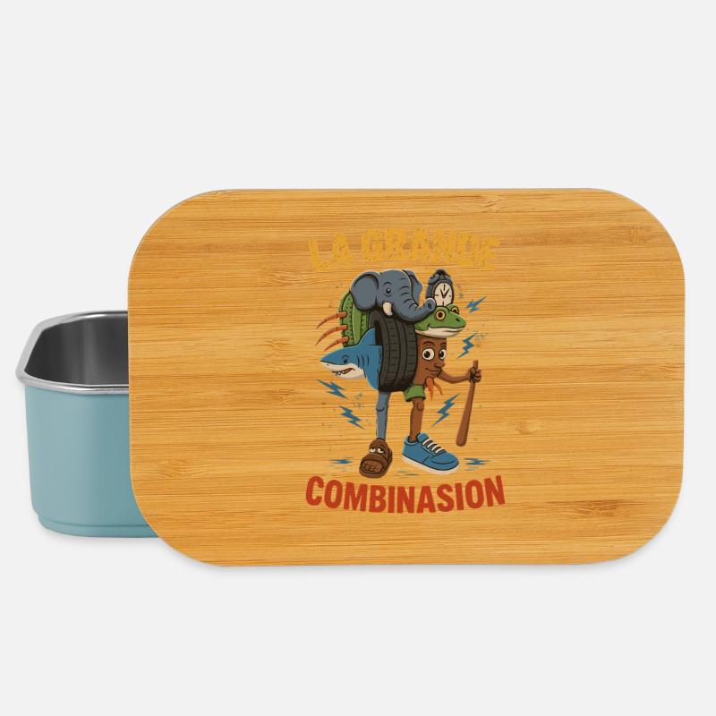 Combinasion La Grande Kombination Italienische Brainrot - Lunch Box - Hellblau