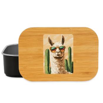 lama - Lunch Box - black - Front