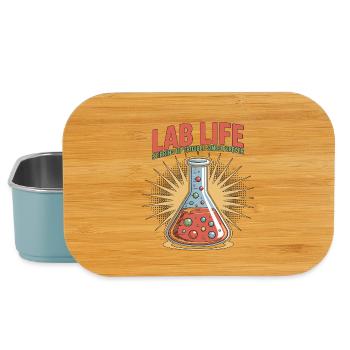 Lab Technician Lab Life Stirring Up Phlebotomist - Lunch Box - light blue - Front