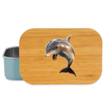 Dolphin Diver Dolphins Ocean Cute Dolphins Dolphin - Lunch Box - light blue - Front