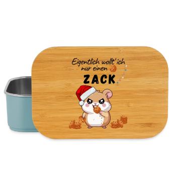 Xmas Hamster Kekse - Lunch Box - Hellblau - Vorne