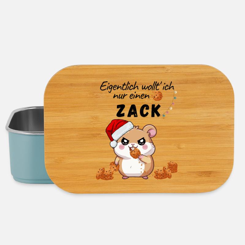 Xmas Hamster Kekse - Lunch Box - Hellblau
