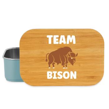 bison - Lunch Box - light blue - Front
