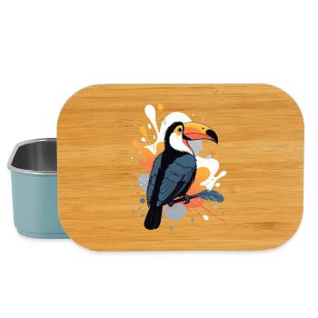 Toucan Color Explosion - Lunch Box - light blue - Front
