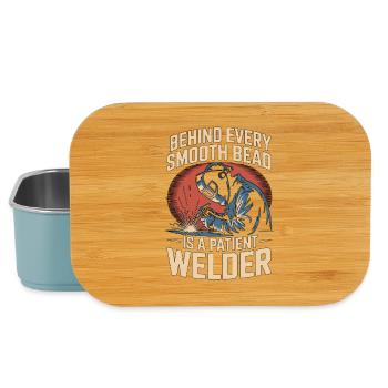 Welder Behind Every Smooth Bead Is Craftsmanship - Lunch Box - Hellblau - Vorne