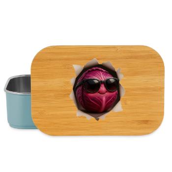 Red cabbage - Lunch Box - light blue - Front