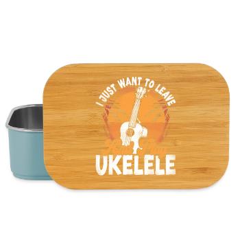 Hawaiian Ukulele Uke I Just Want - Lunch Box - Hellblau - Vorne