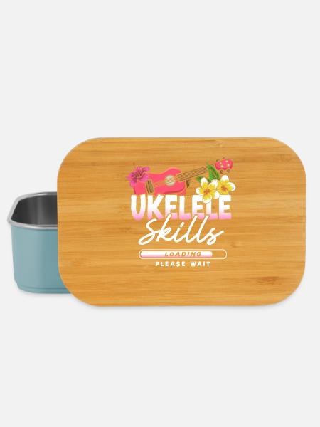 Hawaiian Ukulele Uke Ukulele - Lunch Box - Hellblau