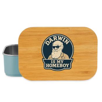Charles Darwin Geschenk Natürliche - Lunch Box - Hellblau - Vorne