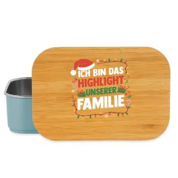 Santa Claus Christmas Time Christmas - Lunch Box - light blue - Front