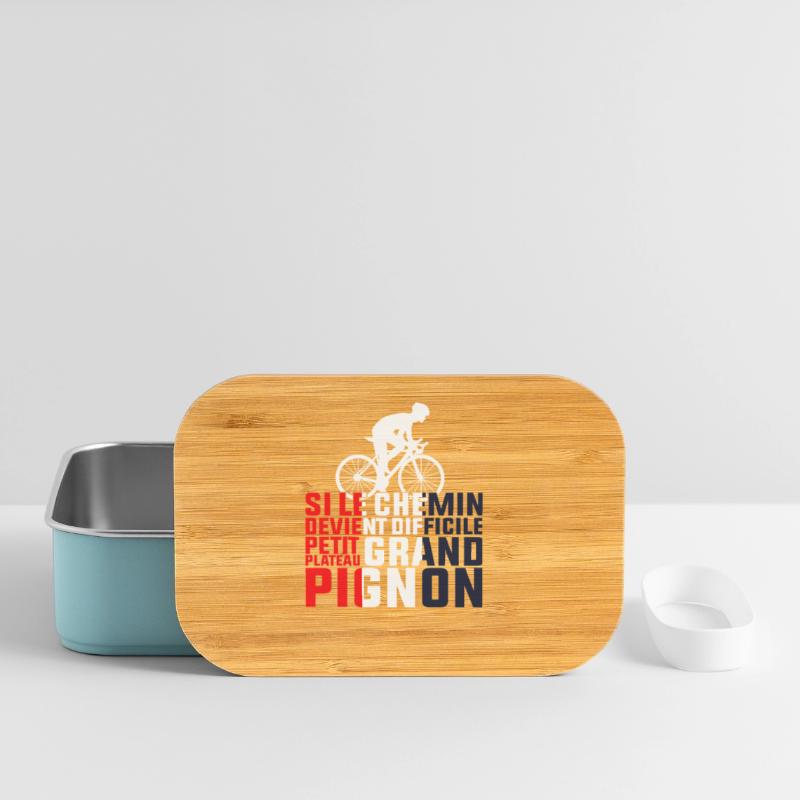 Si Le Chemin Devient Difficile - Cycliste Cadeau Boîte à goûter