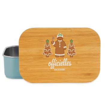 Cookies Baking Christmas Time Cookies Gingerbread - Lunch Box - light blue - Front