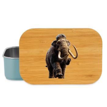 Mammut Wollhaarmammut Eiszeit Mammuts Süßes Mammut - Lunch Box - Hellblau - Vorne
