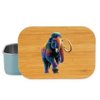 Mammut Wollhaarmammut Eiszeit Mammuts Süßes Mammut - Lunch Box - Hellblau - Vorne