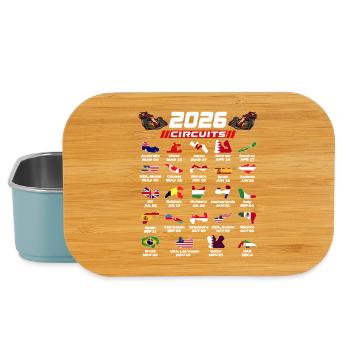 Formula  2026 Circuits  for True Formula Fans - Lunch Box - Hellblau - Vorne