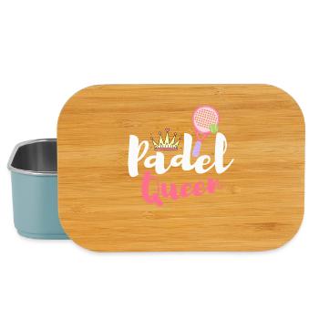 Frauen Padel Queen Padel Spielerin Tennis Padelspielerin - Lunch Box - Hellblau - Vorne