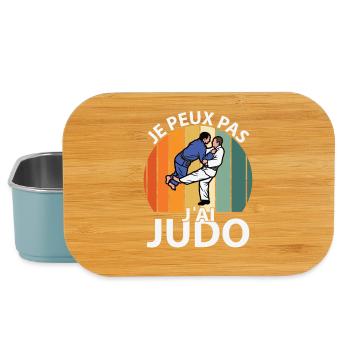 I can't I have Judo - Lunch Box - light blue - Front