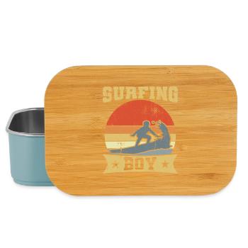 Little Surfer - Lunch Box - light blue - Front