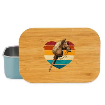 34 Hobby Horsing Lovers - Lunch Box - Hellblau - Vorne