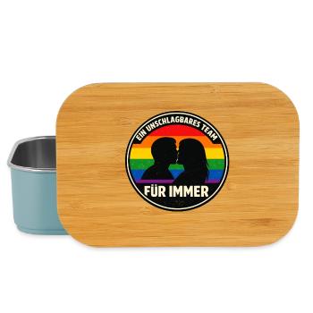 Unschlagbares Team – Pride Liebe LGBTQ+ - Lunch Box - Hellblau - Vorne