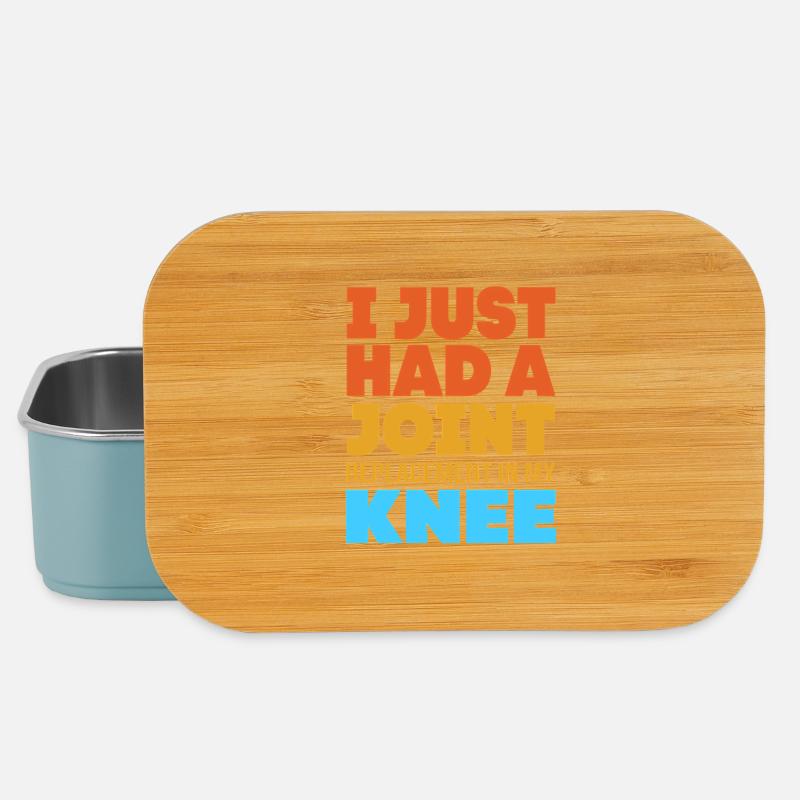 Knie Operation Knie OP - Lunch Box - Hellblau
