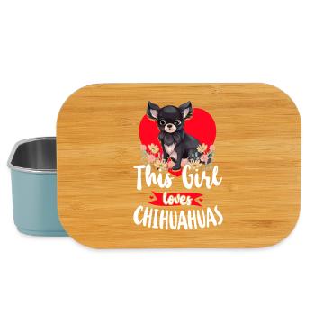Chihuahua Chihuahueño Girl This - Lunch Box - light blue - Front