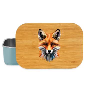 Fox Love Foxes Red Fox Vulpes Little Fox - Lunch Box - light blue - Front
