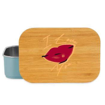 I ❤️ YOU I LOVE YOU I MOUTH YOU - Lunch Box - light blue - Front