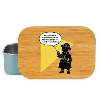 Hello aunt - pick up? Your sister is funny annoying - Lunch Box - light blue - Front