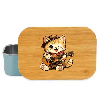 chat_guitare - Lunch Box - Hellblau - Vorne