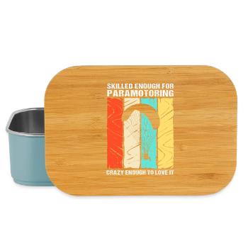 Gleitschirm Gleitschirmflieger Paragliding - Lunch Box - Hellblau - Vorne