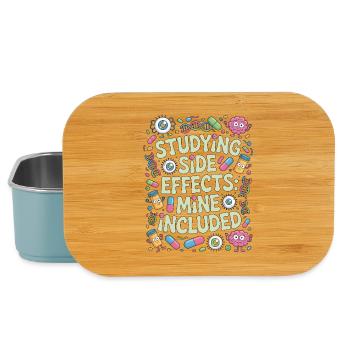 Pharmacist Student Studying Side Effects Science - Lunch Box - light blue - Front