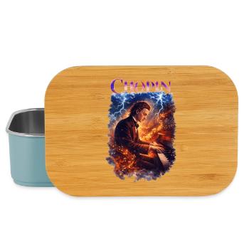 Chopin Fire Piano - Lunch Box - light blue - Front