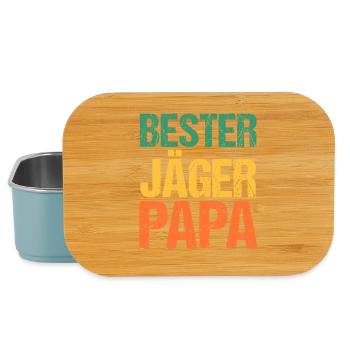 Dad Father Father's Day Hunting Hunting Huntsman Hunter - Lunch Box - light blue - Front