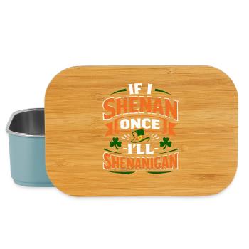 Ready vor Shenanigans | St. Patrick's Day - Lunch Box - Hellblau - Vorne