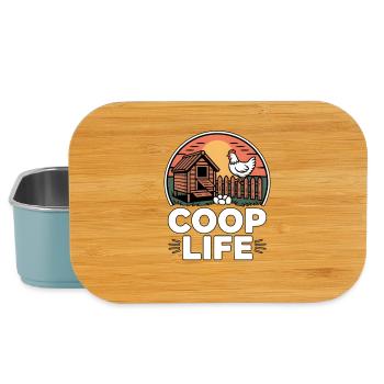 Coop Life Chicken Keeper Chicken - Lunch Box - light blue - Front