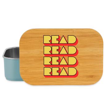 Read Design - Retro Look - Lunch Box - light blue - Front