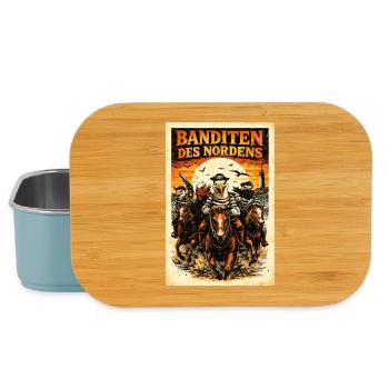 Banditen des Nordens Möwen Fischbrötchen Diebe  - Lunch Box - Hellblau - Vorne